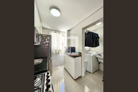 Cozinha - área de serviço de apartamento à venda com 3 quartos, 72m² em Anchieta, Belo Horizonte