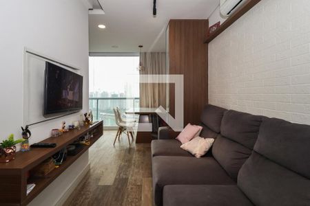 Sala de apartamento para alugar com 1 quarto, 35m² em Real Parque, São Paulo