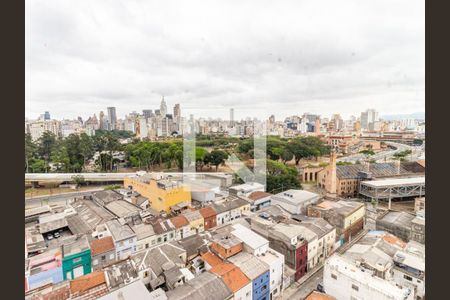 Varanda - Vista de apartamento à venda com 1 quarto, 32m² em Brás, São Paulo