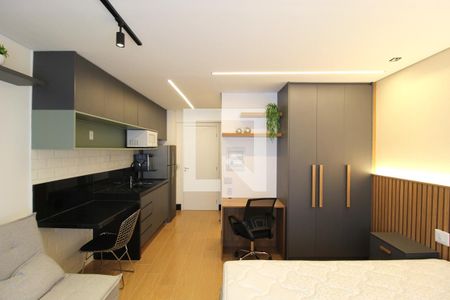 Sala/Quarto de kitnet/studio para alugar com 1 quarto, 25m² em Vila Olímpia, São Paulo