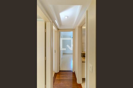 Corredor de apartamento para alugar com 3 quartos, 94m² em Santa Cecília, São Paulo