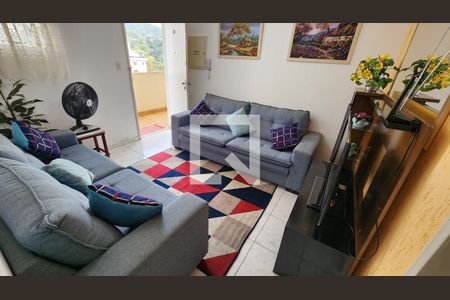 Sala de apartamento para alugar com 2 quartos, 65m² em José Menino, Santos