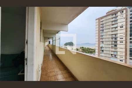 Vista da Sala de apartamento para alugar com 2 quartos, 65m² em José Menino, Santos