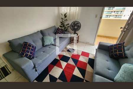 Sala de apartamento para alugar com 2 quartos, 65m² em José Menino, Santos