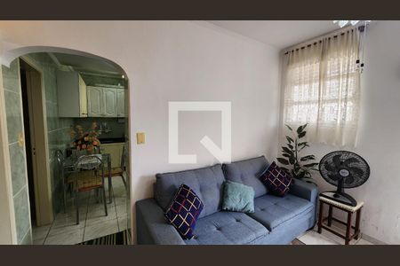 Sala de apartamento para alugar com 2 quartos, 65m² em José Menino, Santos