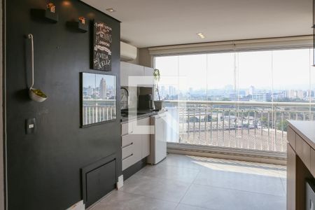 Varanda Gourmet de apartamento à venda com 3 quartos, 100m² em Parque Industrial Tomas Edson, São Paulo