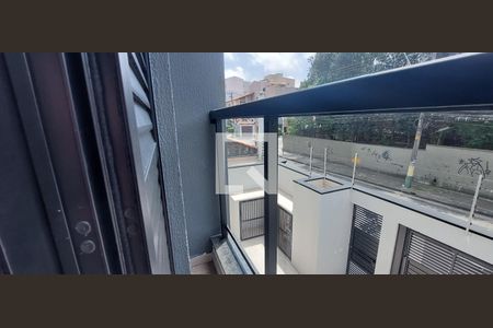 Varanda Quarto 1 suíte de apartamento para alugar com 2 quartos, 56m² em Parque Oratório, Santo André