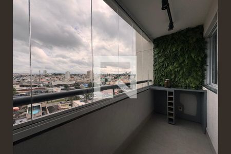 Sacada Sala de apartamento à venda com 2 quartos, 70m² em Vila Humaita, Santo André