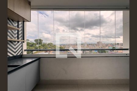 Sacada Sala de apartamento à venda com 2 quartos, 70m² em Vila Humaita, Santo André