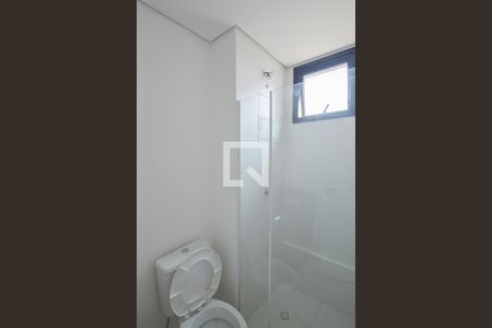 Banheiro de kitnet/studio para alugar com 1 quarto, 25m² em Centro, São Bernardo do Campo