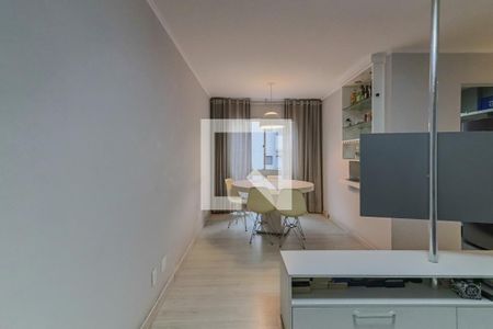 Sala de apartamento à venda com 1 quarto, 50m² em Vila Indiana, São Paulo