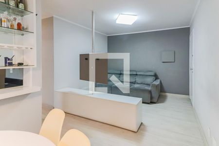 Sala de apartamento à venda com 1 quarto, 50m² em Vila Indiana, São Paulo