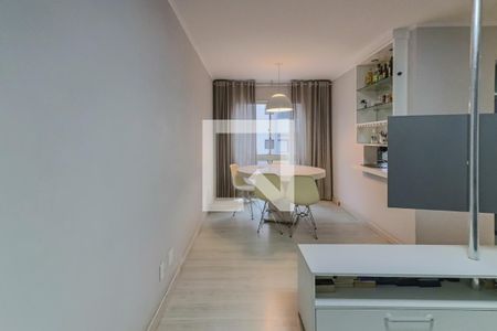 Sala de apartamento à venda com 1 quarto, 50m² em Vila Indiana, São Paulo