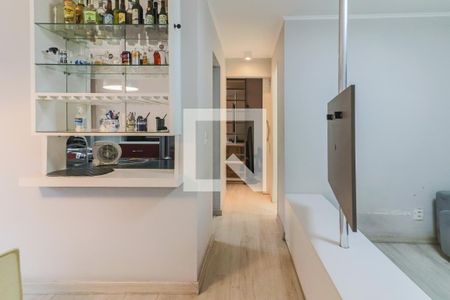 Sala de apartamento à venda com 1 quarto, 50m² em Vila Indiana, São Paulo