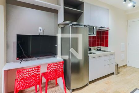 Studio - Quarto e Cozinha de kitnet/studio para alugar com 1 quarto, 24m² em Butantã, São Paulo