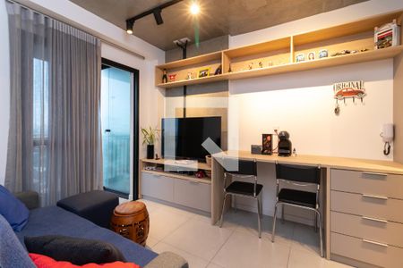 Sala de Estar de apartamento à venda com 1 quarto, 45m² em Santana, São Paulo