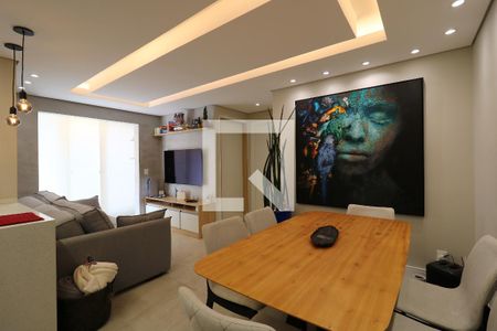 Sala de apartamento para alugar com 2 quartos, 53m² em Santa Terezinha, Santo André