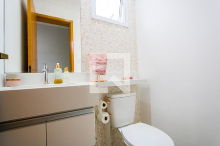 Lavabo de apartamento à venda com 2 quartos, 105m² em Vila Scarpelli, Santo André