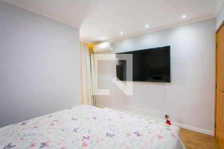 Quarto 1 - Suíte de apartamento à venda com 2 quartos, 105m² em Vila Scarpelli, Santo André