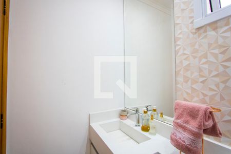 Lavabo de apartamento à venda com 2 quartos, 105m² em Vila Scarpelli, Santo André