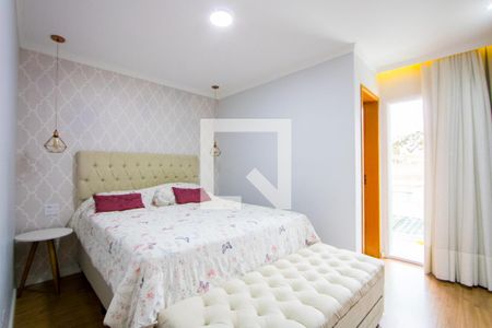 Quarto 1 - Suíte de apartamento à venda com 2 quartos, 105m² em Vila Scarpelli, Santo André