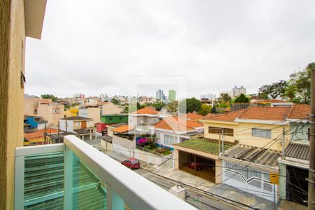 Varanda do quarto 1 de apartamento à venda com 2 quartos, 105m² em Vila Scarpelli, Santo André