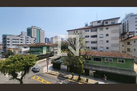 Vista da Sala de apartamento para alugar com 3 quartos, 121m² em Embaré, Santos