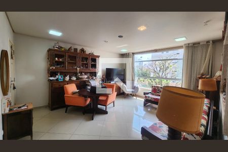 Sala de apartamento para alugar com 3 quartos, 121m² em Embaré, Santos