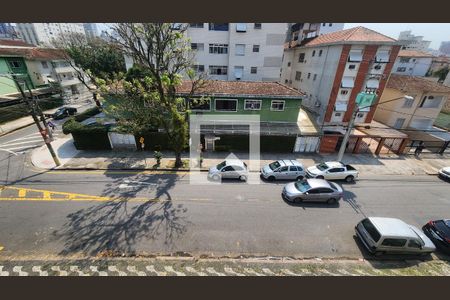 Vista da Sala de apartamento para alugar com 3 quartos, 129m² em Embaré, Santos