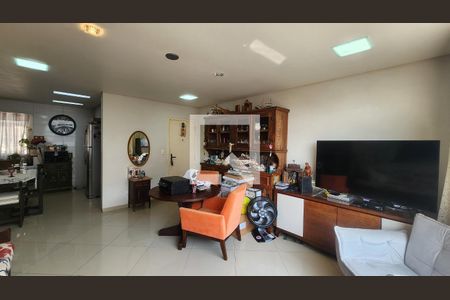 Sala de apartamento para alugar com 3 quartos, 129m² em Embaré, Santos