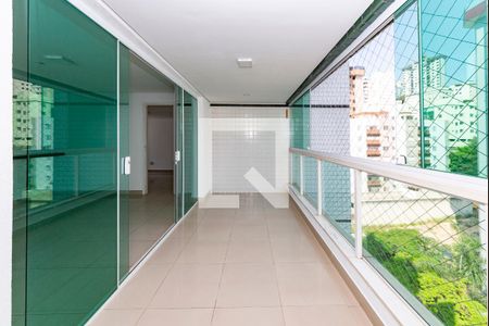 Varanda da Sala 1 de apartamento à venda com 4 quartos, 117m² em Buritis, Belo Horizonte