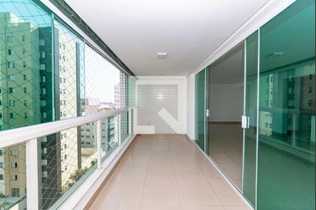 Varanda da Sala 1 de apartamento à venda com 4 quartos, 117m² em Buritis, Belo Horizonte