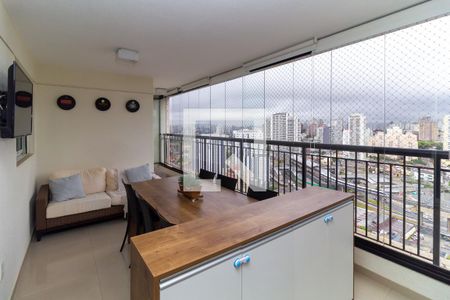 Varanda gourmet de apartamento para alugar com 3 quartos, 120m² em Vila Prudente, São Paulo