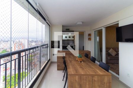 Varanda gourmet de apartamento para alugar com 3 quartos, 120m² em Vila Prudente, São Paulo