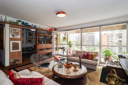 Sala de apartamento à venda com 3 quartos, 200m² em Real Parque, São Paulo