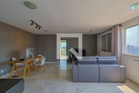 Sala de apartamento à venda com 2 quartos, 78m² em São Pedro, Belo Horizonte