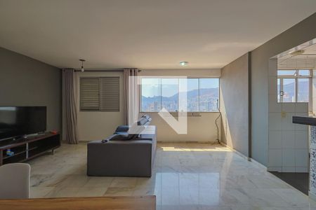 Sala de apartamento à venda com 2 quartos, 78m² em São Pedro, Belo Horizonte