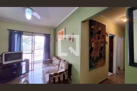 Sala  de apartamento para alugar com 2 quartos, 70m² em Vila Caiçara, Praia Grande