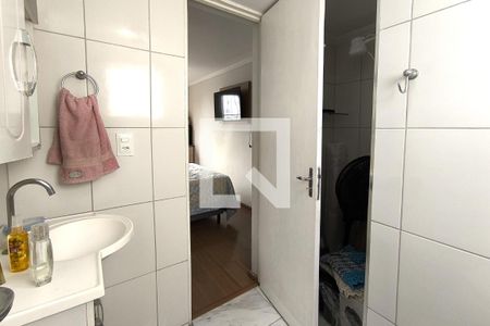 Banheiro da Suíte de apartamento à venda com 3 quartos, 69m² em Residencial Terra da Uva, Jundiaí