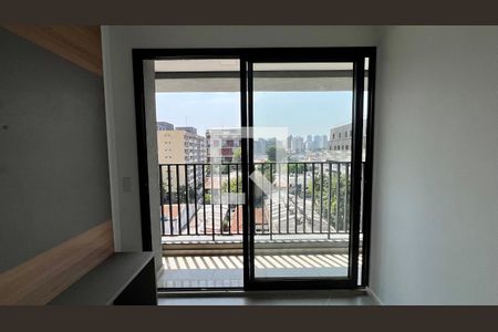 Sacada Sala de apartamento para alugar com 1 quarto, 28m² em Pinheiros, São Paulo