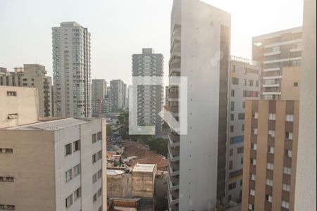 Vista da sala/cozinha de apartamento para alugar com 1 quarto, 33m² em Vila Mariana, São Paulo