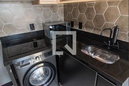 Sala/cozinha de apartamento para alugar com 1 quarto, 33m² em Vila Mariana, São Paulo