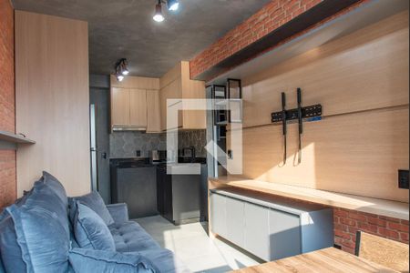 Sala/cozinha de apartamento para alugar com 1 quarto, 33m² em Vila Mariana, São Paulo