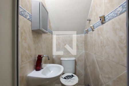 Banheiro 1 de casa para alugar com 2 quartos, 98m² em Mirim, Praia Grande