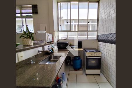 Cozinha de apartamento à venda com 3 quartos, 128m² em Funcionários, Belo Horizonte