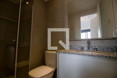 Banheiro da Suíte de kitnet/studio à venda com 1 quarto, 36m² em Brooklin Paulista, São Paulo