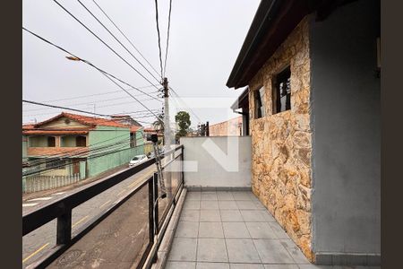 sacada de casa à venda com 3 quartos, 133m² em Vila Camilópolis, Santo André