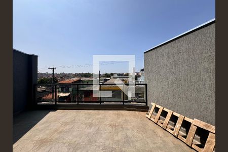 Varanda da Sala de casa à venda com 2 quartos, 130m² em Parque João Ramalho, Santo André