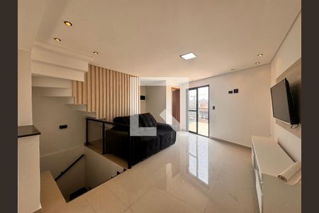 Sala de casa à venda com 2 quartos, 130m² em Parque João Ramalho, Santo André