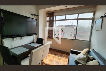 Sala de kitnet/studio para alugar com 1 quarto, 78m² em Aparecida, Santos